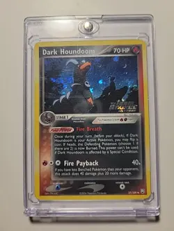 Pokemon TCG Dark Houndoom Ex Team Rocket Returns Reverse Holo - Image 1