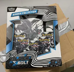 Pokemon TCG Black Bolt Binder Collection Box Brand New Sealed! - Image 1