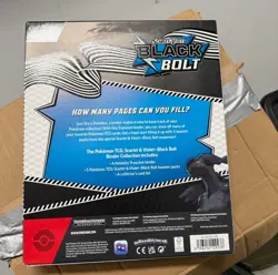Pokemon TCG Black Bolt Binder Collection Box Brand New Sealed! - Image 2