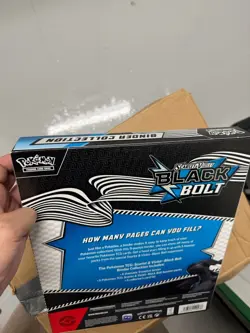 Pokemon TCG Black Bolt Binder Collection Box Brand New Sealed! - Image 3