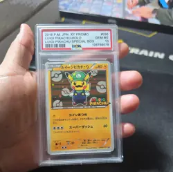 Replica 2016 POKEMON JPN XY PROMO HOLO-LUIGI PIKACHU LUIGI PIKACHU PSA 10 - Image 1