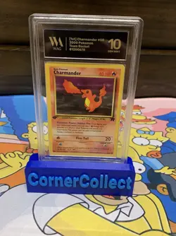 Pokemon Charmander Team Rocket 1st Edition #50 WAG 10 Gem Mint PSA VINTAGE WOTC - Image 1