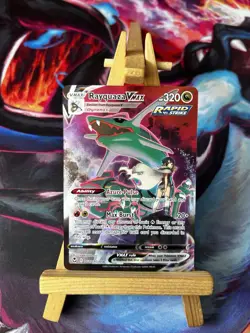 Pokemon TCG Rayquaza VMAX TG20/TG30 Silver Tempest Perfect Condition Mint EN - Image 1