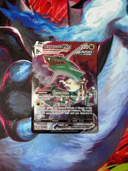 Pokemon TCG Rayquaza VMAX TG20/TG30 Silver Tempest Perfect Condition Mint EN - Image 3