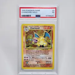 1999 Pokemon Charizard Holo Base Set Unlimited 4/102 - PSA 1 - Image 1