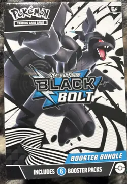 Pokemon TCG Scarlet Violet Black Bolt Booster Bundle Sealed - Image 1