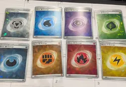 Pokemon TCG Terapagos UPC Collection - Complete Cracked Ice Holo Energy Set MINT - Image 1