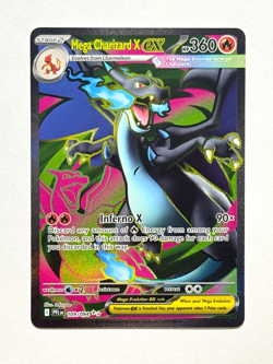 Pokemon TCG Mega Charizard X EX 109/094 ME02: Phantasmal Flames Holo - Image 1