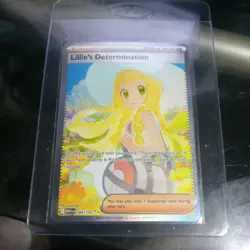 Pokemon TCG Lillie's Determination Mega Evolutions 184/132 Sir Holo Full Art NM - Image 1