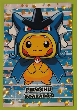 Pokemon Let's Go Eevee Database Pikachu Gyarados Poncho - Image 1