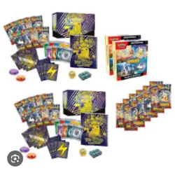 Pokemon Surging Sparks Elite Trainer Box + Booster Bundle, 2-pack ~ Costco Set - Image 1
