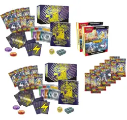Pokemon Surging Sparks 2x ETB & 2x Booster Bundle Costco Set Online Ver SEALED - Image 1