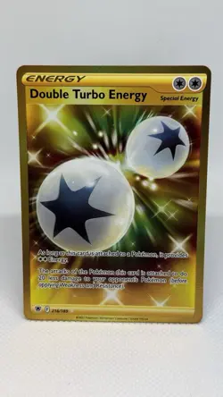 Pokemon Double Turbo Energy 216/189 Hyper Rare Astral Radiance NM - Image 1