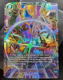 Son Gohan SH FB07-121 Super Alternate Art Wish For Shenron Dragon Ball Card Engl - Image 1