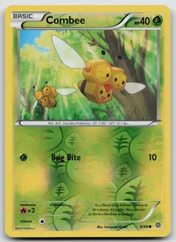 Reverse Holo Combee 9/98 XY - Ancient Origins Common Pokemon TCG Card - Image 1