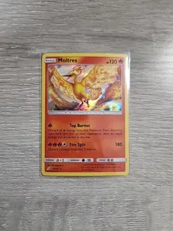 Moltres Holo Rare SM - Team Up 19/181 LP - POKEMON TCG - Trading Card - Image 1