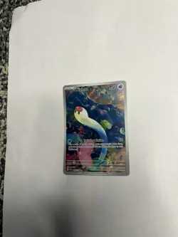 Pokemon TCG Wiglett Holo Illustration Rare Card 206/198 Scarlet Violet - Image 1