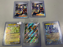 Pokemon cards, Full art and EX, Charmander, Tyranitar, Miraidon - Image 1