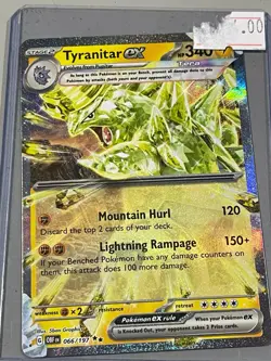 Pokemon cards, Full art and EX, Charmander, Tyranitar, Miraidon - Image 3