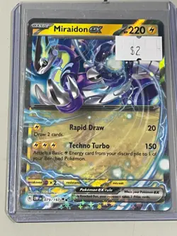 Pokemon cards, Full art and EX, Charmander, Tyranitar, Miraidon - Image 4
