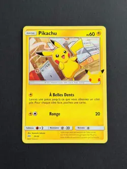 Pokemon Card - Pikachu - (Non Holo) 25/25 - French - New - Image 1