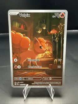 Pokemon TCG Vulpix 138/132 Mega Evolution Full Art Secret Rare - Image 1