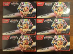 Pokemon TCG Scarlet & Violet Prismatic Evolutions Surprise Box, Sealed - Image 1