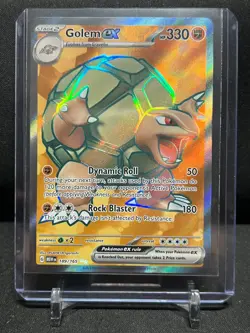 Golem ex 189/165 Full Art Ultra Rare Holo Pokemon 2023 S&V 151 NM English - Image 1