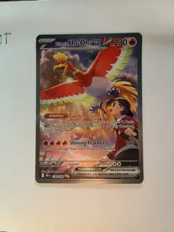 Pokemon TCG Ethan's Ho-Oh EX SIR Destined Rivals - Image 1