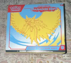 Pokemon Paradox Rift Elite Trainer Box ETB Roaring Moon Scarlet & Violet Sealed - Image 1