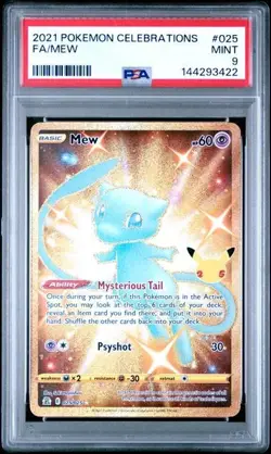 2021 POKEMON CELEBRATIONS #025 FA/MEW - Image 1