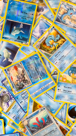 Water Pokemon Card Bundle - 60 Cards - No Duplicates! Reversed Holos - Image 2