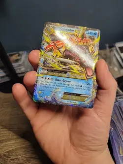 Pokemon TCG M Gyarados EX 27/122 Breakpoint Holo Mega Gyarados Evolution - Image 4