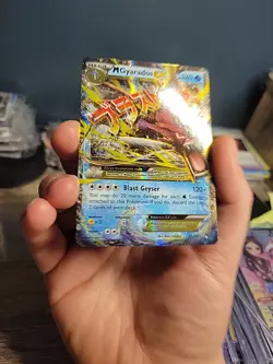 Pokemon TCG M Gyarados EX 27/122 Breakpoint Holo Mega Gyarados Evolution - Image 5