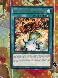 Yugioh Double Attack! Wind And Thunder MAZE-EN008 Single - Image 1