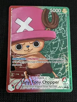 Tony Tony Chopper - One Piece OP08-001 - AAL Alt Art Leader - Two Legends - Image 1