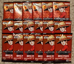 One Piece TCG OP-13 Carrying on His Will English Booster Pack Lot of 18 - Image 1