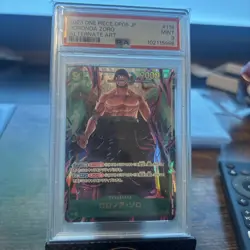 One Piece CCG Roronoa Zoro Alternate Art Foil Jp PSA 9 - Image 1