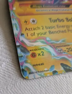 Pokemon M Manectric EX Secret Rare Holo XY Phantom Forces 120/119 HP 210 Card - Image 5