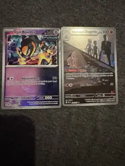 Pokemon Holo Card Lot - Iron Boulder, Team Rocket's Dugtrio, Ascending hero’s - Image 1