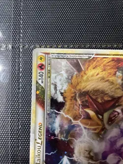 Entei And Raikou Legend- Pokemon TCG 90/95 English Legend Card Top Half - Image 3