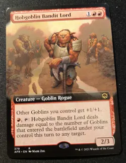 Hobgoblin Bandit Lord - Extended Art - AFR - MTG - EN - NM - 379 - Image 1