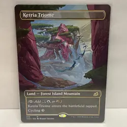 Ketria Triome - Extended Art Showcase IKO NM MTG - Image 1