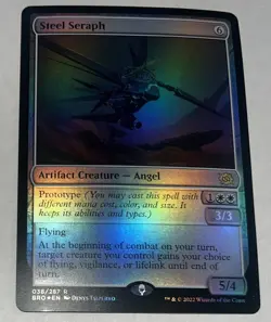 Steel Seraph 038/287 Foil - The Brothers' War MTG MAGIC NEW LP - Image 2