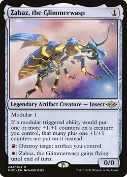 1x Zabaz, the Glimmerwasp - NM - Modern Horizons 2 - SPARROW MAGIC - Image 1