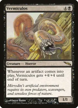 1x Vermiculos - LP - Mirrodin Block - SPARROW MAGIC - Image 1