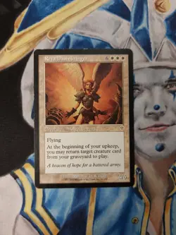 Reya Dawnbringer MTG Invasion White Rare Creature Heavily Played x1 - Image 1