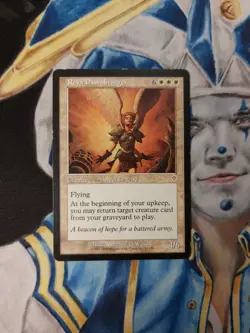 Reya Dawnbringer MTG Invasion White Rare Creature Heavily Played x1 - Image 2