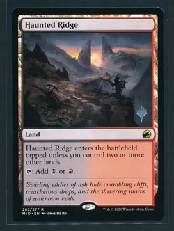 Haunted Ridge - Promo Pack - Magic MTG 2021 Innistrad: Midnight Hunt - NM - Image 1
