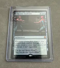 Impostor Syndrome - SPM 0034 Foil Marvel's Spider-Man Mythic MTG NM - Image 3